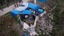 Tarım işçilerinin 'çadır kentinde' koronavirüs tedbirleri - ADANA