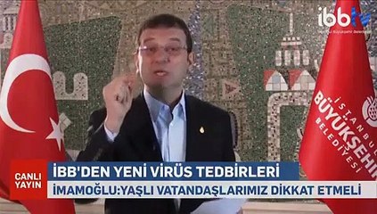İmamoğlu açıkladı: ''İstanbul’da ulaşıma kısıtlama getiriliyor''