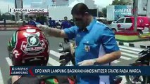 KNPI Lampung Bagikan Hand Sanitizer Gratis untuk Warga