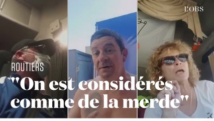 Obligés de travailler pendant le confinement, les routiers se sentent considérés "comme de la merde"