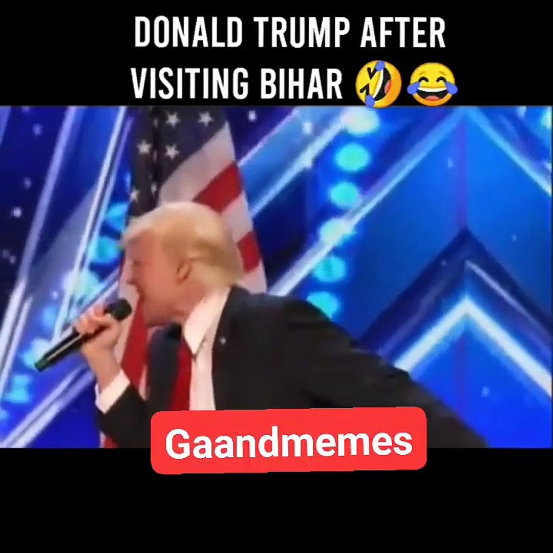 Donald Trump after visting Bihar India | Funny Dance and Singing - video  Dailymotion