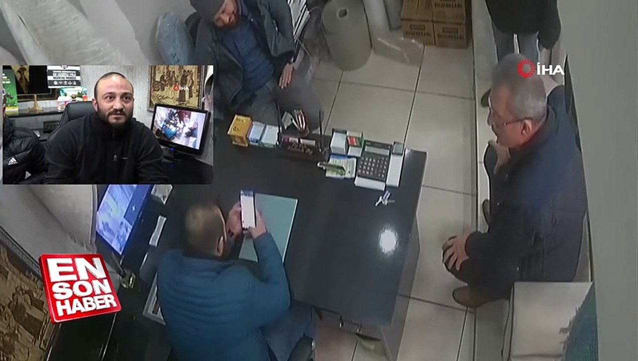 Müşteri hapşırdı, dükkan karıştı