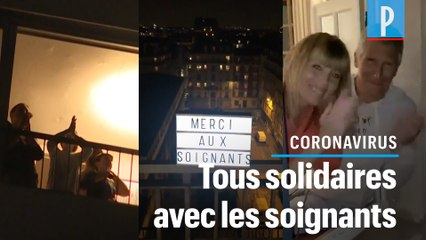 Video herunterladen: Applaudissements : de plus en plus de Français rendent hommage aux soignants