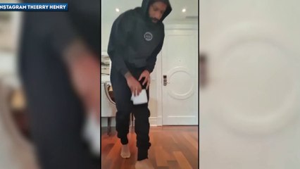 Le Stay At Home Challenge tout en technique de Thierry Henry