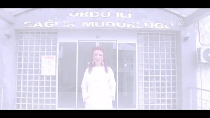 Ordu'da sağlık çalışanları "evinde kal" çağrısında bulundu