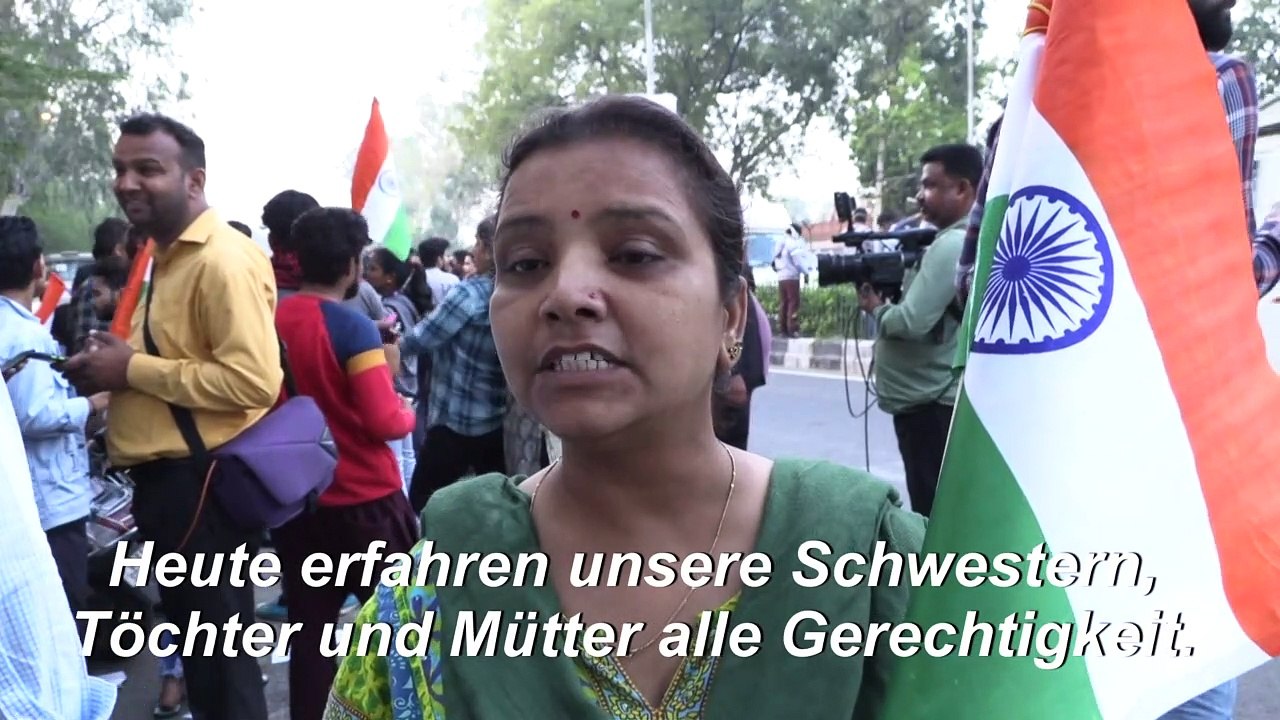 Indien: Jubel über Hinrichtung wegen Gruppenvergewaltigung