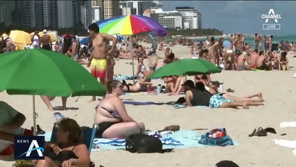 美 해변, 사람 몰리자 폐쇄…자국민에 “해외여행 금지”