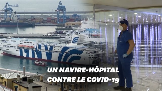 Face au coronavirus, l'Italie transforme un ferry en hôpital