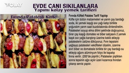 Evde canı sıkılanlara yapımı kolay yemek tarifleri