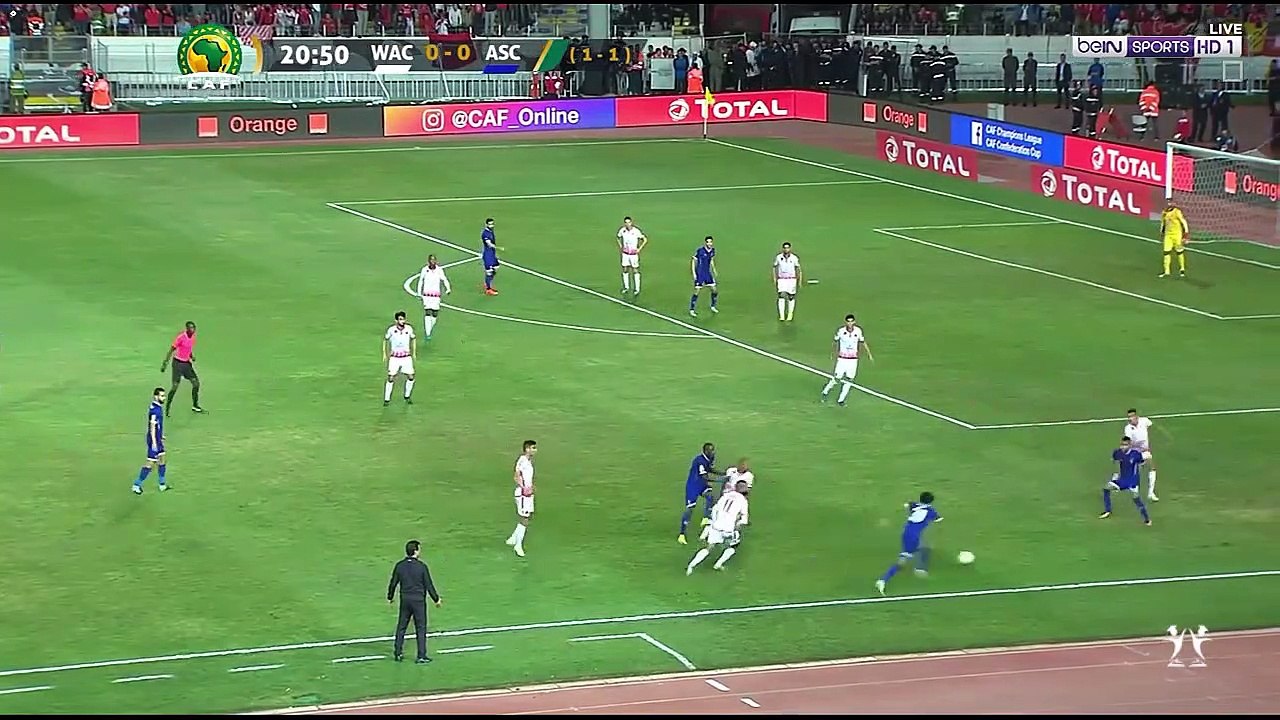 الشوط الاول مباراة الوداد الرياضي و الاهلي المص...