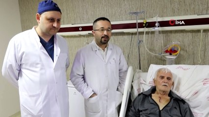 87 yaşındaki hasta 'Debranching' yöntemi ile hayata tutundu