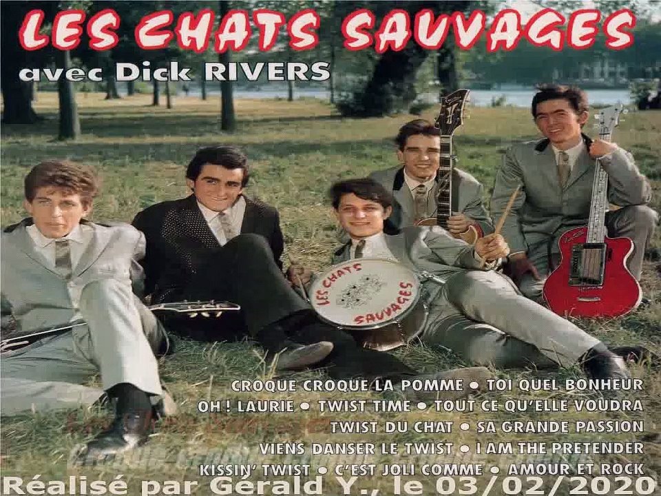 Les Chats Sauvages & Dick Rivers_Croque croque la pomme (1961)