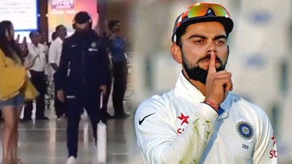 Virat Kohli refuse for selfie at the airport over Coronavirus concern | Oneindia