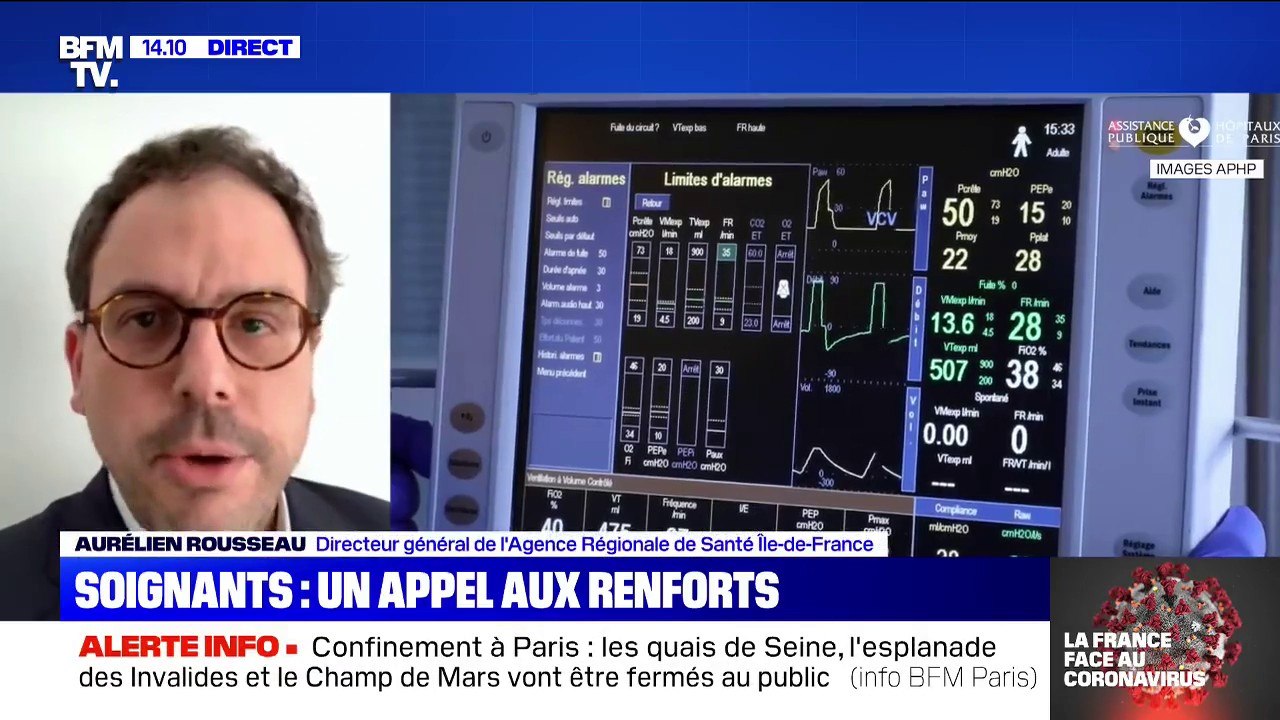 "Nous faisons un appel à tous les soignants, retraités, étudiants ou libéraux" Directeur général de l'ARS Ile-de-France