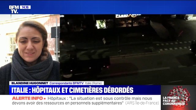 Coronavirus: en Italie, les hôpitaux et cimetières sont débordés