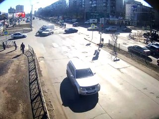 Ambulance Accident at an Intersection