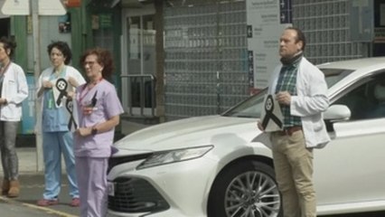 Los sanitarios recuerdan a la enfermera fallecida en el País Vasco