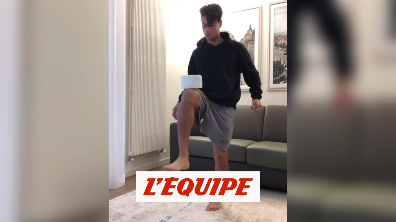 Au jeu du stay at home challenge, Mastour est encore plus technique que Messi - Foot - WTF