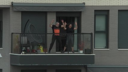 Un balconing diferente en tiempos de cuarentena