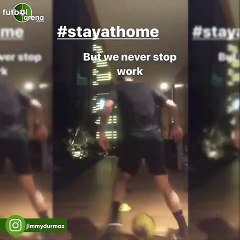 Jimmy Durmaz #EvdeKal akımına böyle katıldı