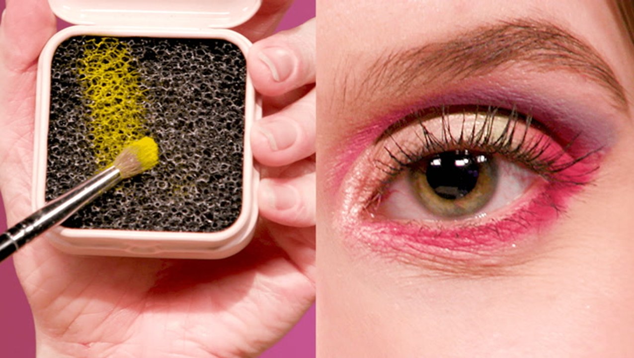 We tested Fenty Beauty's dry sponge that cleans makeup brushes without