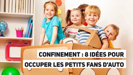 Confinement : 8 idées pour occuper les petits fans d'auto