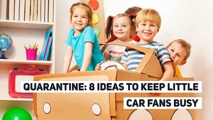 Quarantine: 8 ideas to keep little car fans busy