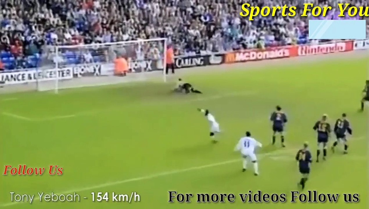 10 Most Powerfull Goals in Football History...