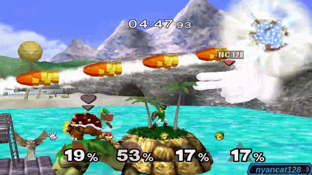 Super Smash Bros. Melee: Classic Mode as Rapid Fire Master Hand