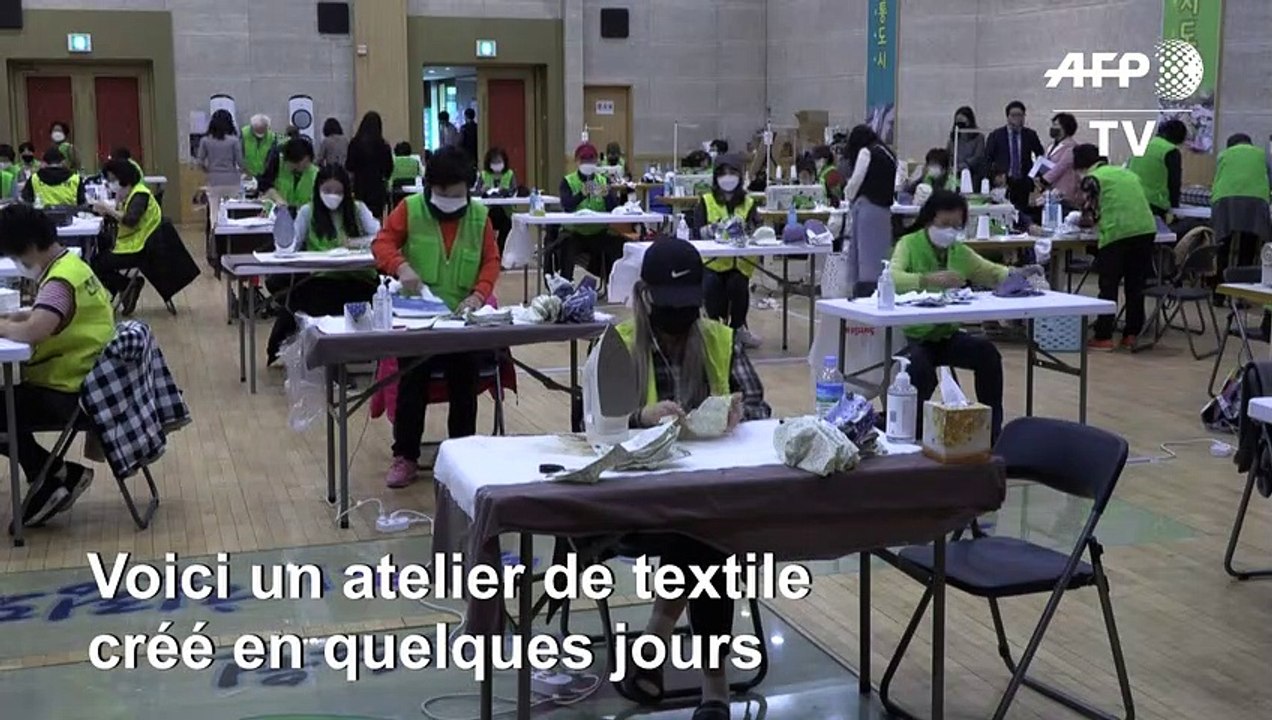 Coronavirus: à Séoul, afflux de bénévoles pour coudre des masques
