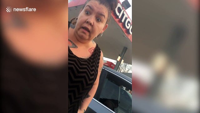 Foul-mouthed confrontation gets physical between raging US drivers
