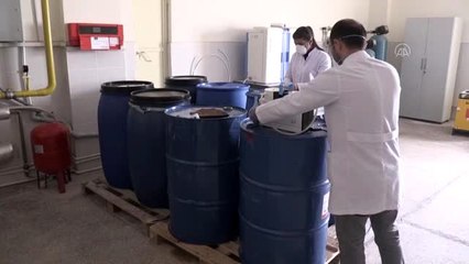 Kilis 7 Aralık Üniversitesinde dezenfektan üretimine başlandı