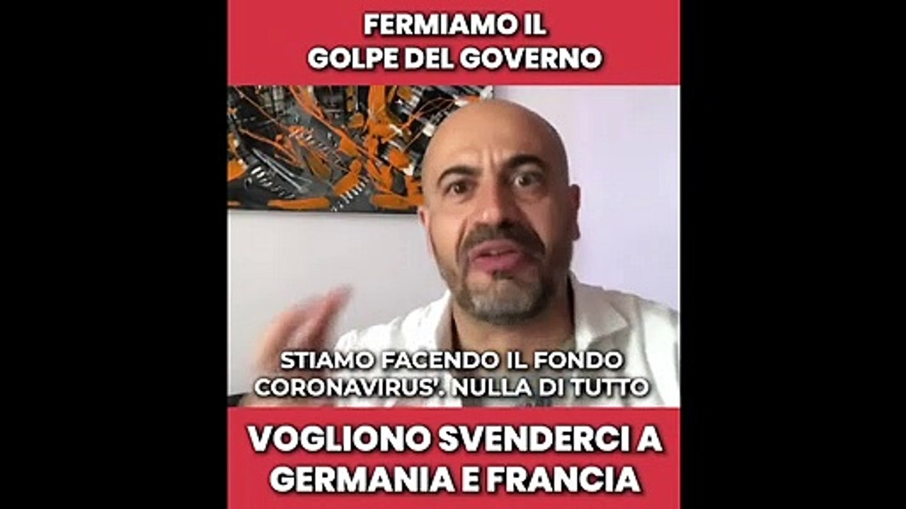 É IN CORSO UN COLPO DI STATO, DI MAIO DOVE SEI, INONDATE LA CASELLA DI LUIGI DI MAIO  - GIANLUIGI PARAGONE