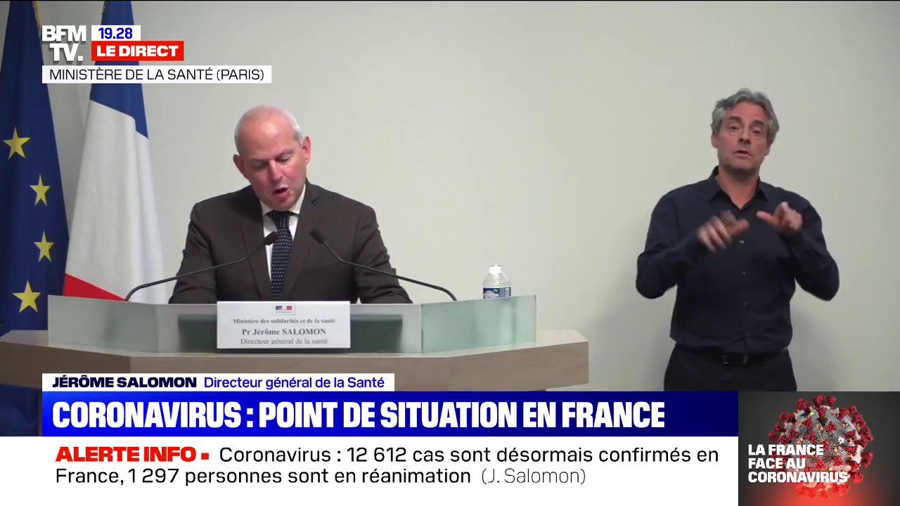 Coronavirus: "50 % des personnes en réanimation ont moins de 60 ans" Directeur général de la Santé