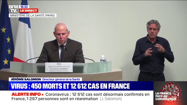 Coronavirus: La disparition de l'odorat est un symptôme de la maladie, selon le directeur général de la Santé