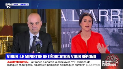 "Il est important de faire bouger les enfants mais le moins possible à l'extérieur" Blanquer