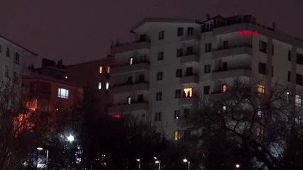 Ankara'da sağlık çalışanlarına alkışlı destek