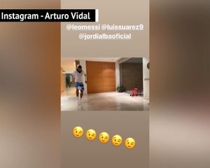 Coronavirus - Vidal répond de fort belle manière à Messi au challenge du papier toilettes