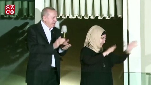 Erdoğan da sağlık çalışanlarına destek alkışı verdi
