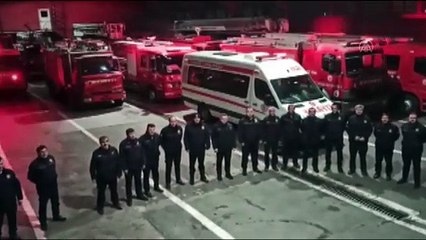 İtfaiyecilerden sağlıkçılara 'alkışlı ve sirenli' destek - SİVAS