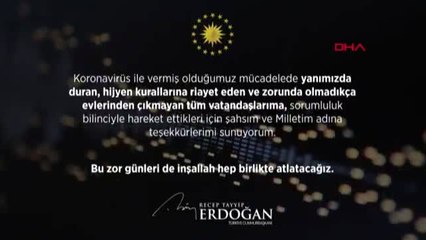 ANKARA Cumhurbaşkanı Erdoğan'dan koronavirüsle mücadelede 'yaş uyarısı'