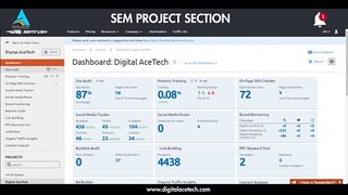 SEMrush: Projects Section (Part - 1)