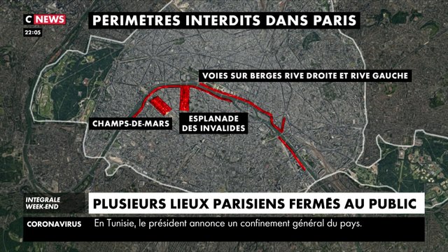 Quais, Champs-de-Mars, Invalides : la préfecture de police ferme des lieux publics