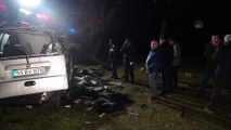 Samsun'da hafif ticari araç devrildi: 1 ölü, 2 yaralı