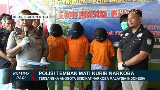 Polisi Tembak Mati Kurir Narkoba, Menyita 15 Kg Sabu dan 60.000 Butir Pil Ekstasi
