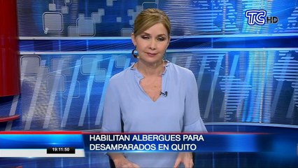 Albergues fueron habilitados en Quito para personas sin hogar