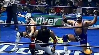 AAA Sin Limite 2009.12.06 Monterrey - Match #09 El Mesias, La Parka & Latin Lover vs. Los Wagner Maniacos