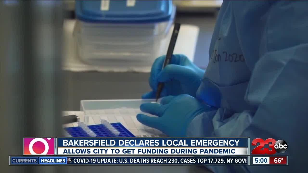 Bakersfield declares local emergency