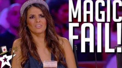 Magician fail in magic[Funny video]