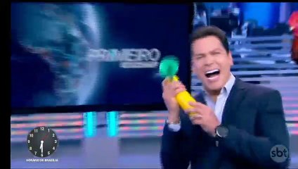 Inicio da apresentação de Marcão do Povo (com uma buzina) no Primeiro Impacto (05/03/202020) (06h30) | SBT 2020